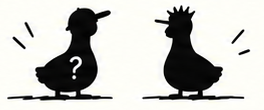 Two mystery geese in the upcoming NFT collection
